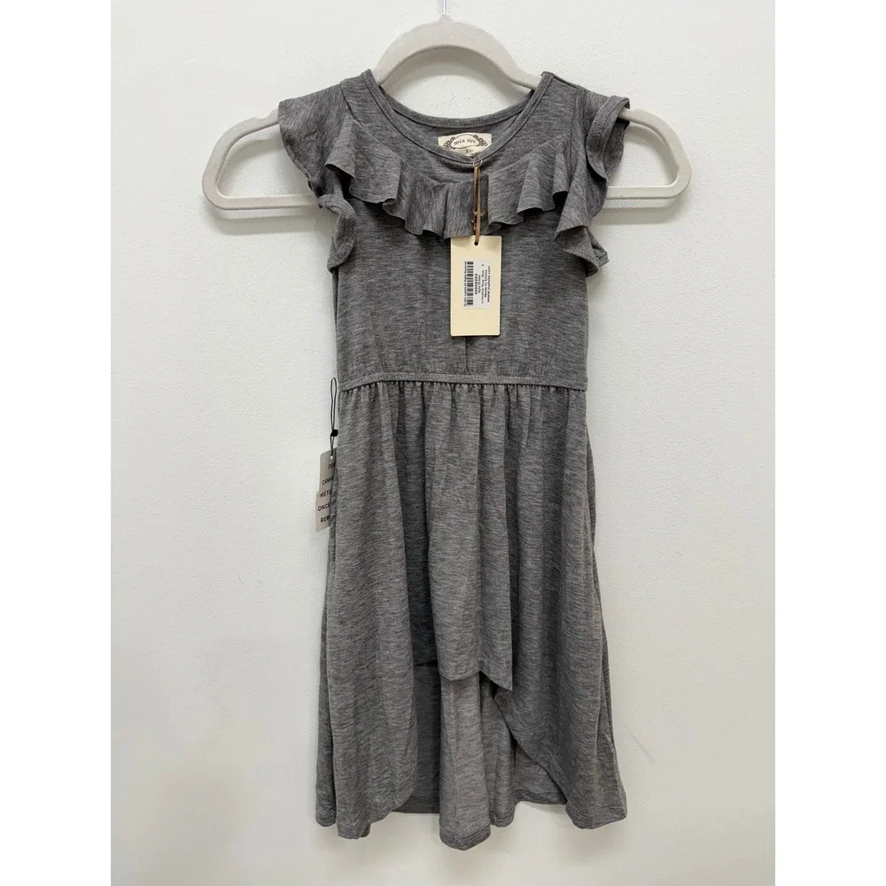 Mia Joy Dress Set Size 3 Bundle Olive Braelyn Gray Nyla High-Low Ruffle
